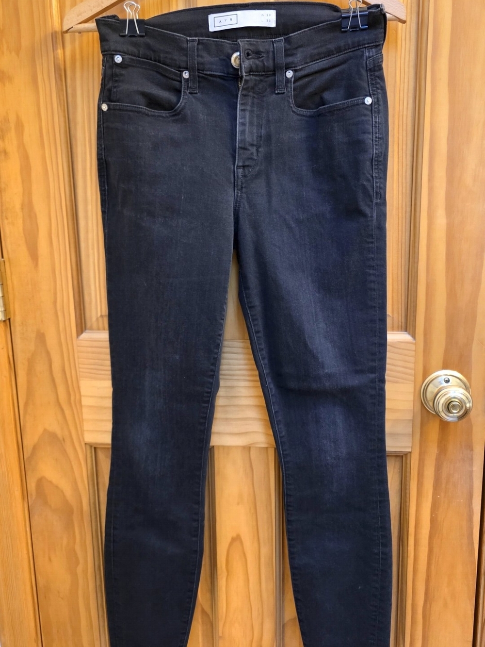AYR Women's Black Skinny Jeans
